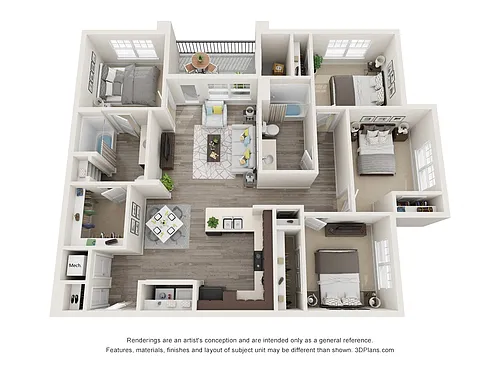Floor plan D1