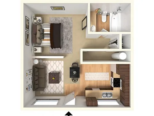 Floor plan Studio