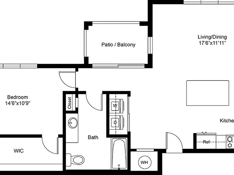 1 Bedroom | 1 Bath | 835 SF 1 Bedroom | 1 Bath | 835 SF