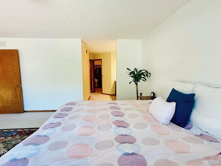 View by the window looking into the Makeup room + Walking Closet + Bathroom at the end (now shown in this picture)