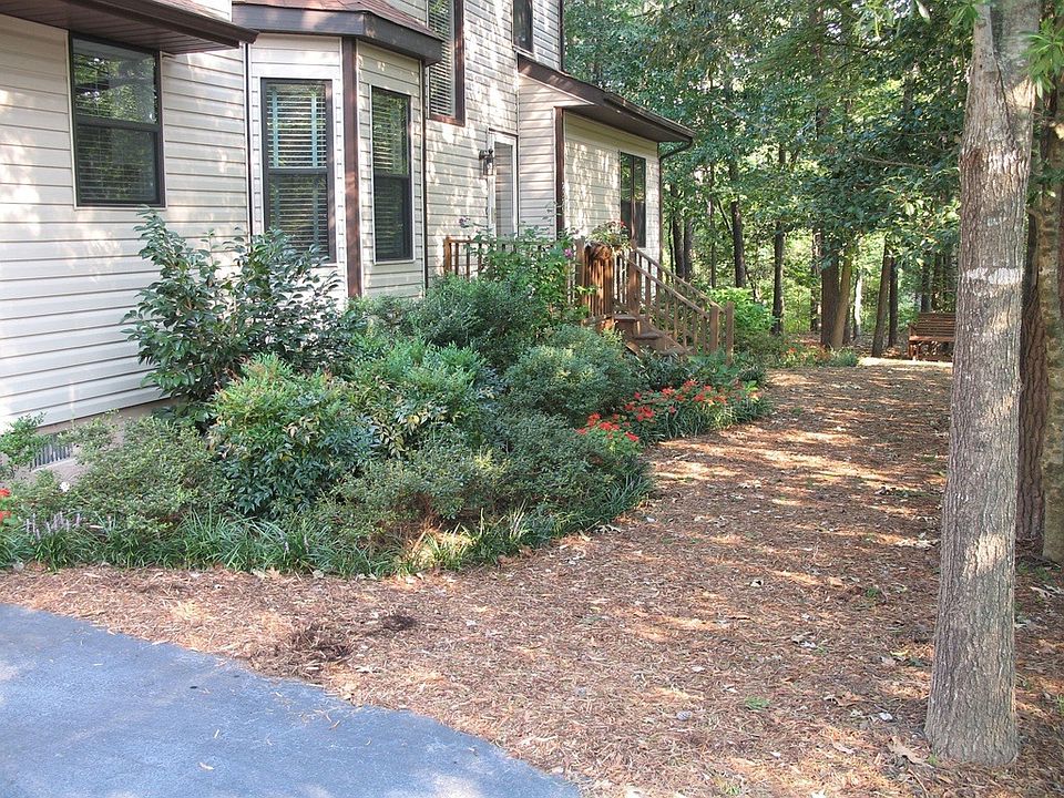 Front, from the driveway. There is a now a stepping stone p