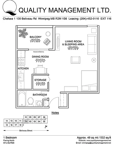 Floor plan 711