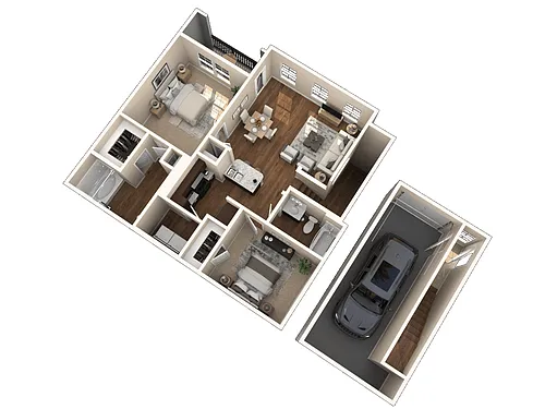 Floor plan B 1 Upper