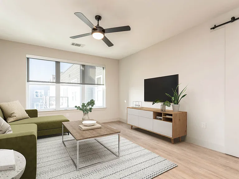Living Room with Hard Surface Flooring