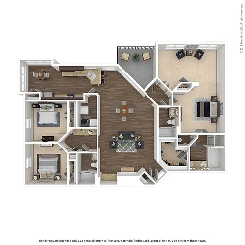 Floor plan Parker