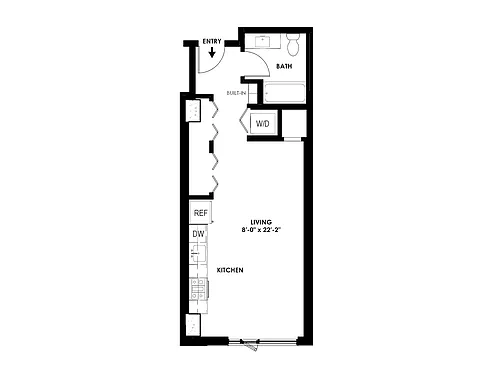 Floor plan Studio - A