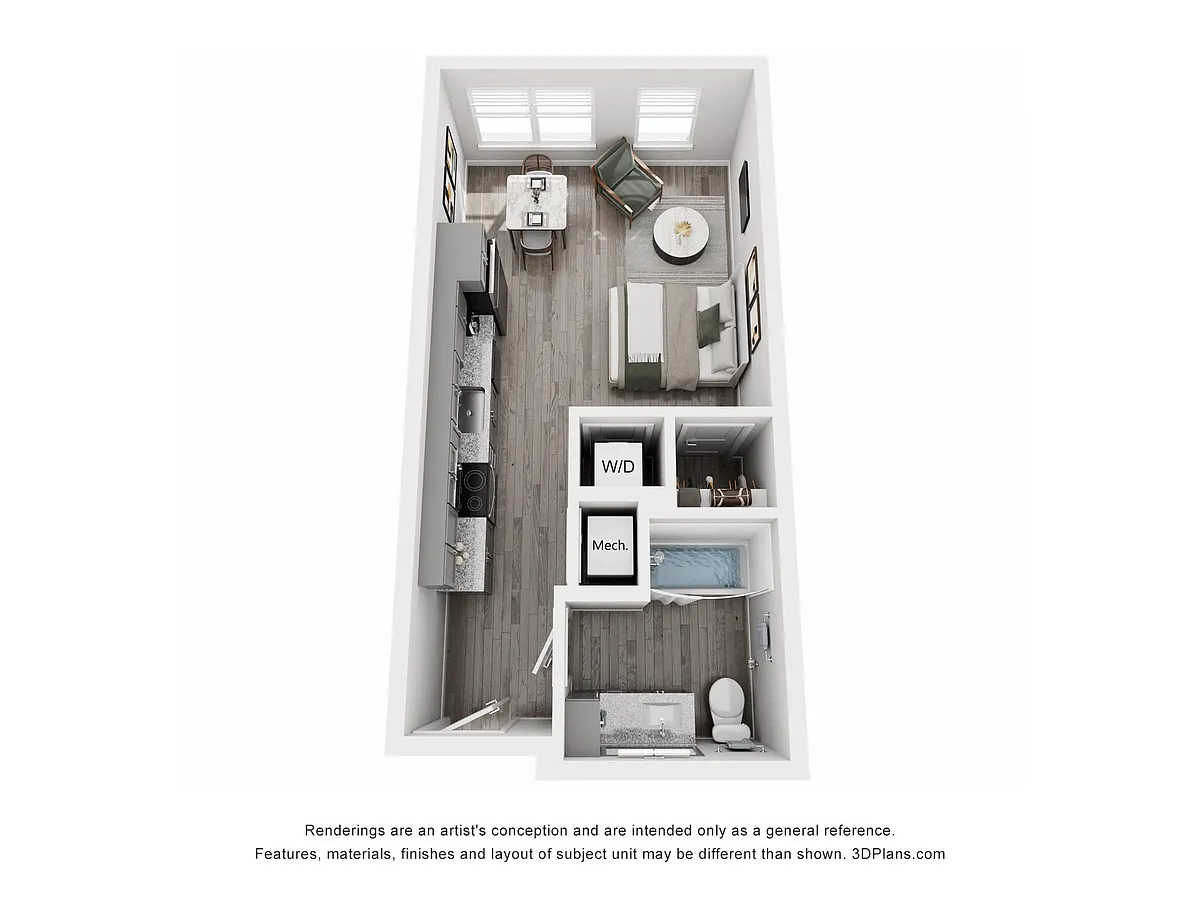 Floor plan Curie