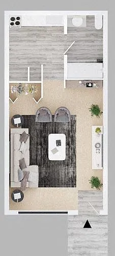 Floor plan Studio Apartment