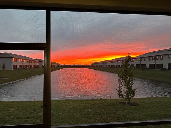 Sunrise from the screened in lanai!