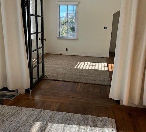 View of living room from bedroom