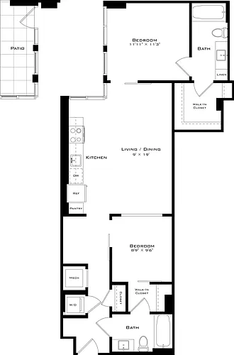 Floor plan B1