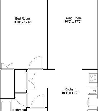 2nd image of 305 E 11th St APT 2D