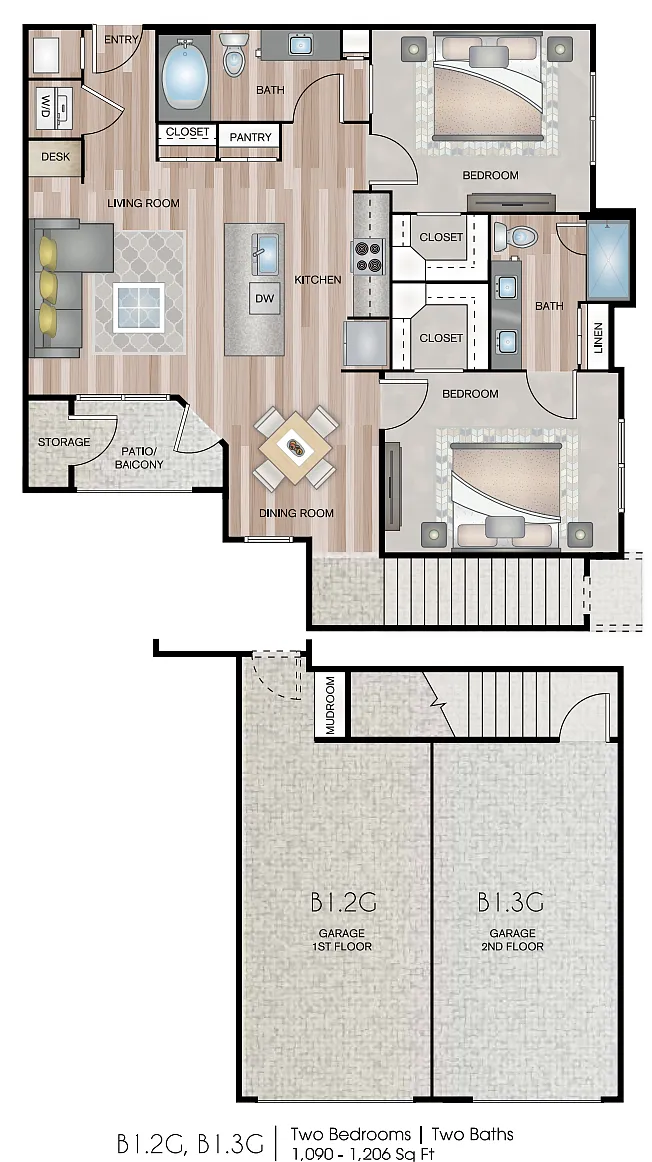 Floor plan B13G