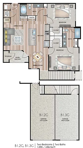 Floor plan B13G