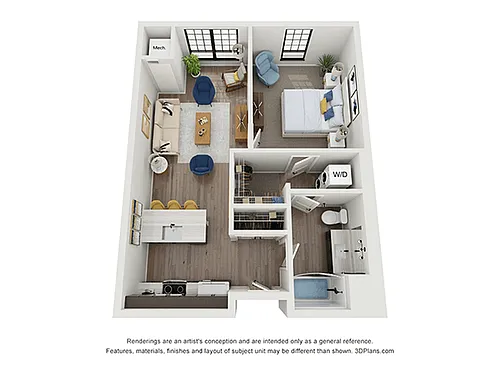 Floor plan Zimmerman