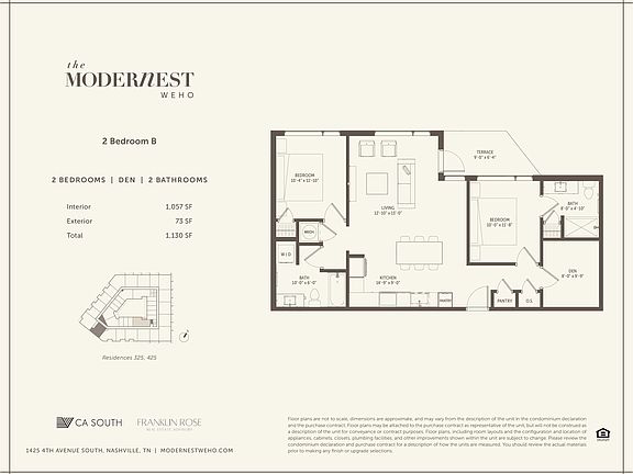 Modernest WeHo 2 Bedroom B