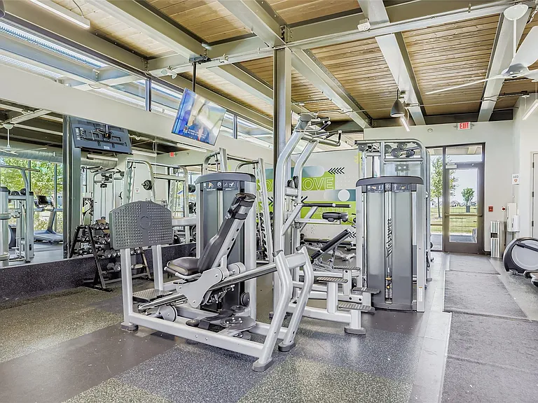 Community gym area