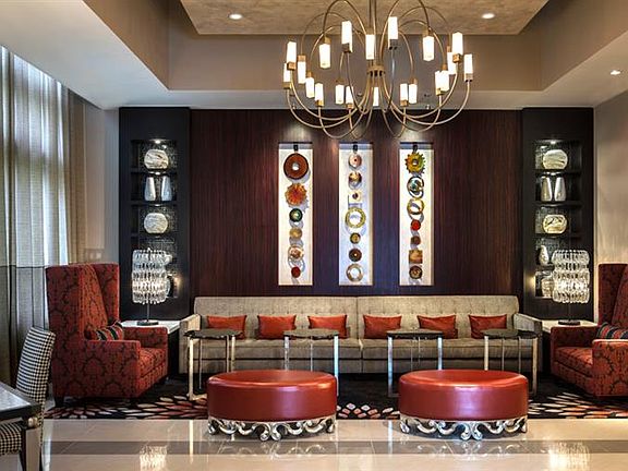 Inviting Lobby with concierge service