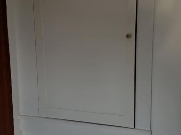 Master bedroom, small closet/storage