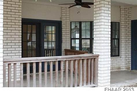 French door to back porch