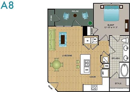 Floor plan A8