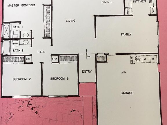 This is a reversed floorplan