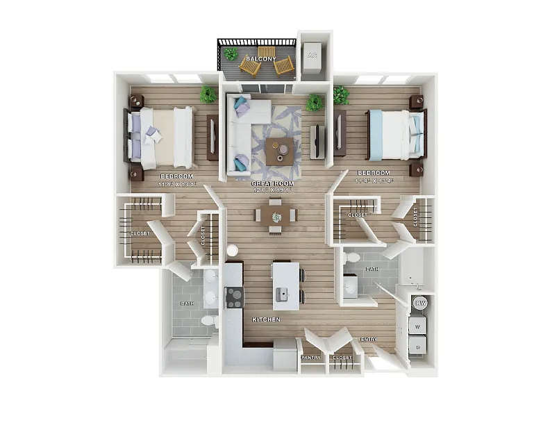 Floor plan Blue Jay