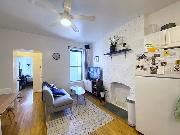 Open living room and kitchen