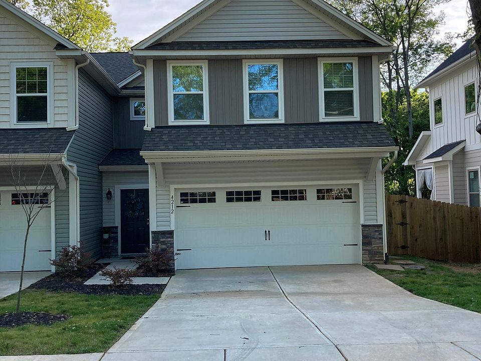End unit with two-car garage