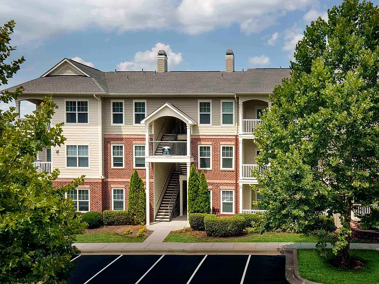 Building exterior with convenient parking