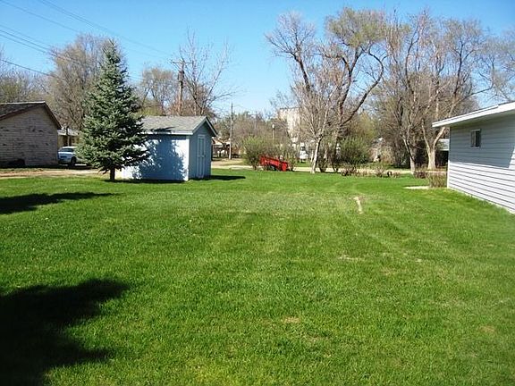 Large back yard
