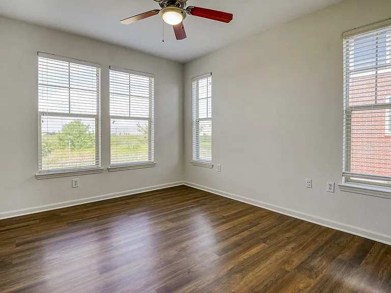 Large windows invite plenty of natural light into your home.