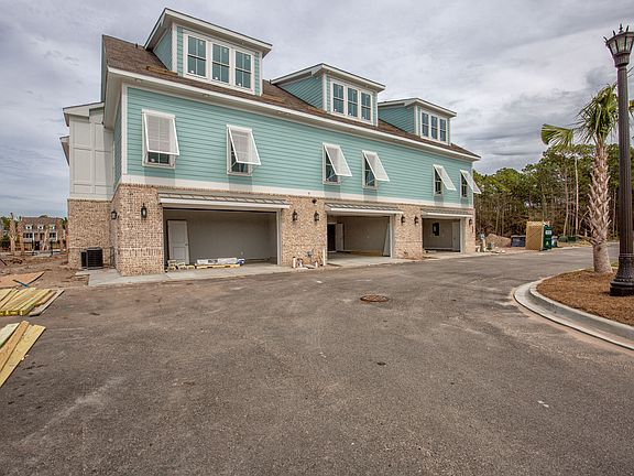 Townhomes drive under garages