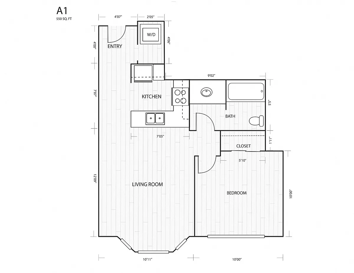 Floor plan A1