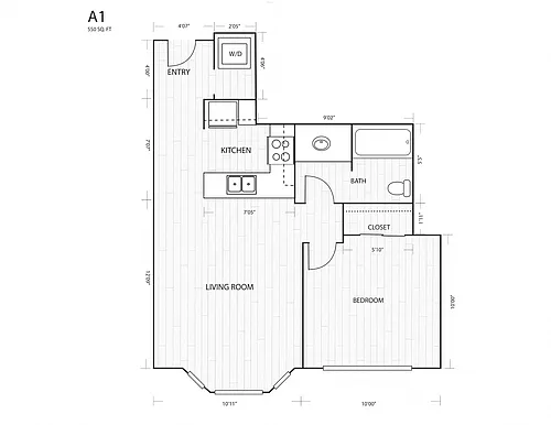 Floor plan A1