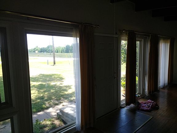 Living room front windows.