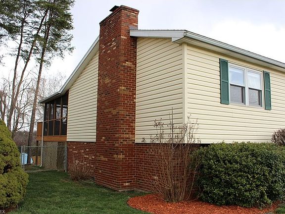 The left side of the house.