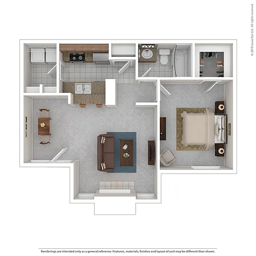Floor plan 1X1