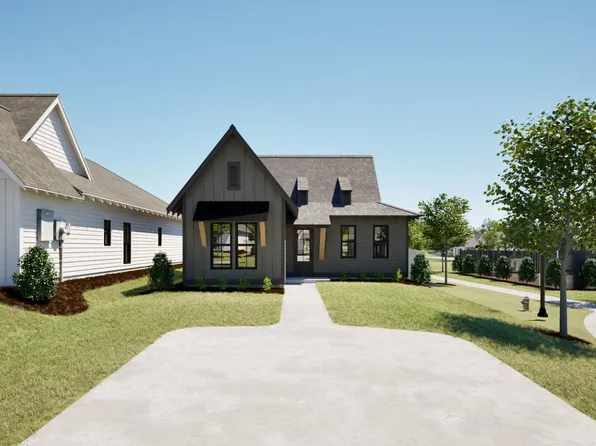Tate A (Covered Back Porch) Plan, Fox Run Village
