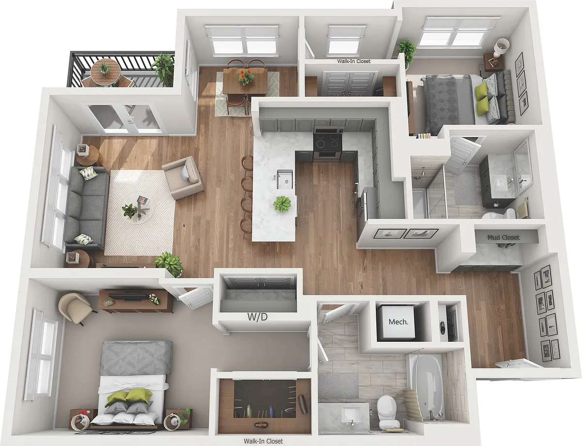 Floor plan B3A