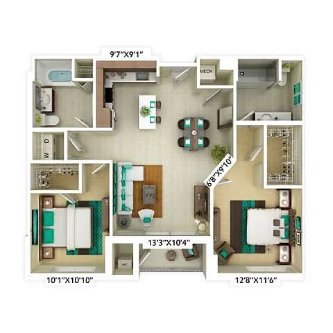 Floor plan C1-12