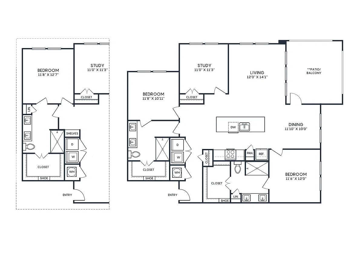 Floor plan B3
