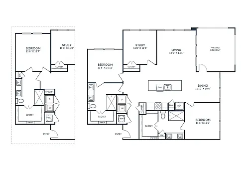 Floor plan B3