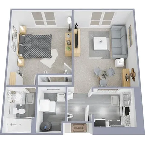 Floor plan Creekside Trailway