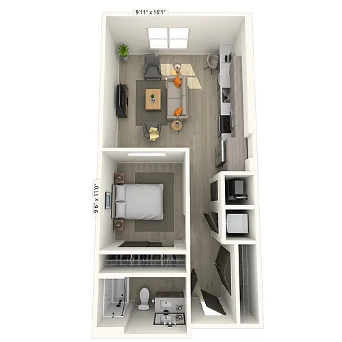 Floor plan S5 0x1 669 SF-FP
