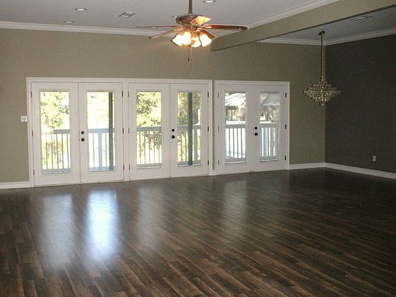 Living Area with view of River
