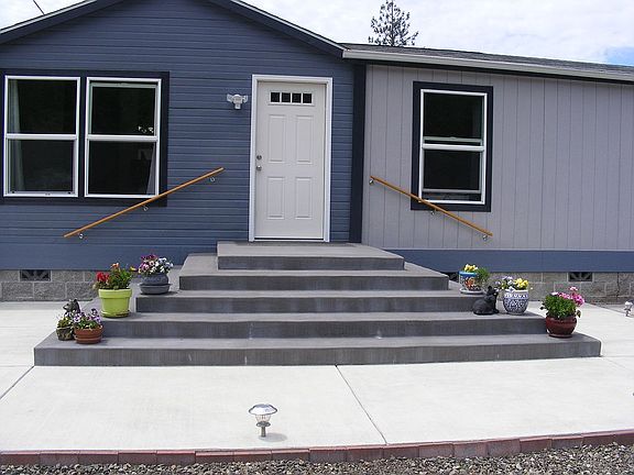 stairs with hand rails