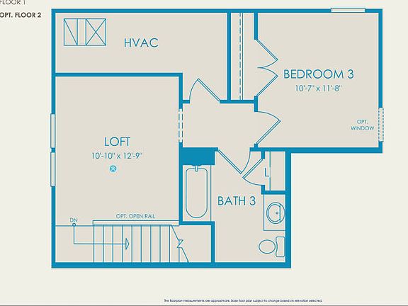 Contour Floor Plan, Quick Move-In Home, Floor 2