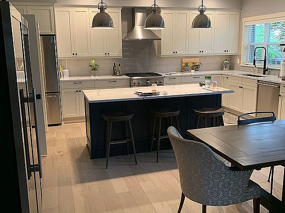 Remodeled gourmet kitchen 