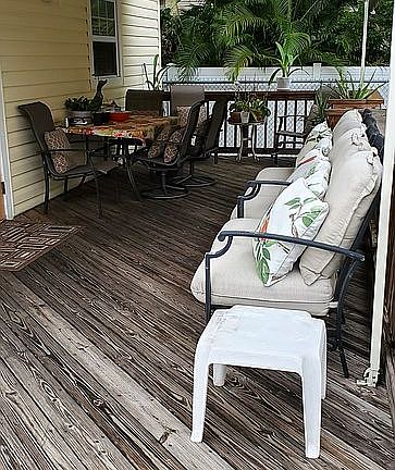 Wrap around deck north view